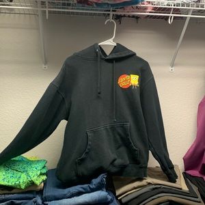 Santa cruz x Spongebob hoodie